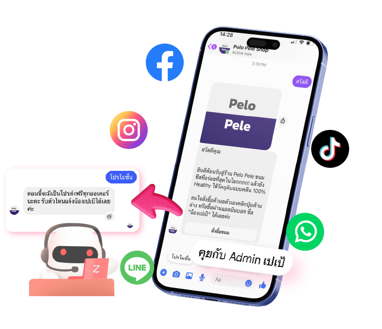 ตอบแชท คอมเมนต์ อัตโนมัติ